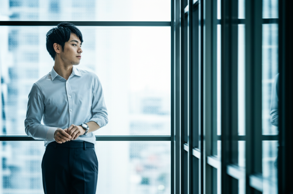 転職に不安を感じながらも前を向く若手社会人